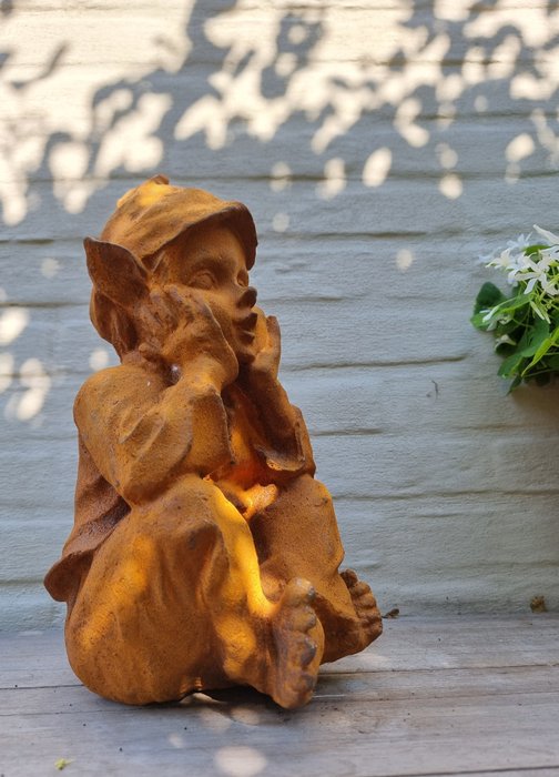 Statuette - Large garden gnome - Jern