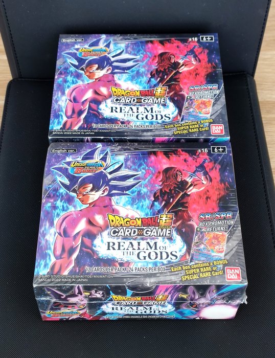 Bandai Dragon Ball Super Card Game - 2 Booster box - BT16 Realm of the Gods