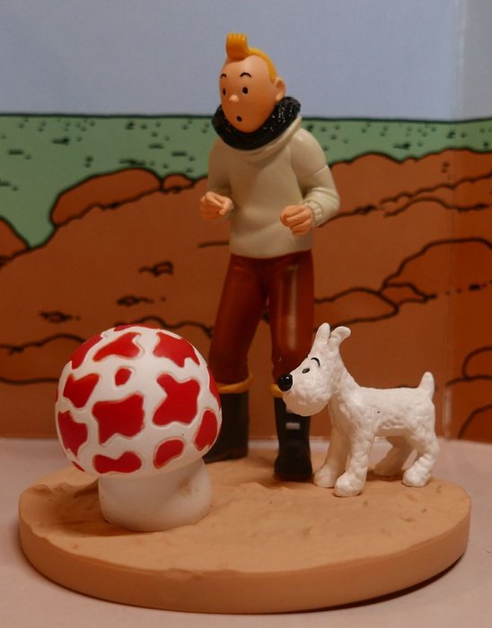 Tintin - Album : ''L'Étoile Mystérieuse'' - Scène cube - Tintin Aviateur  - 2011