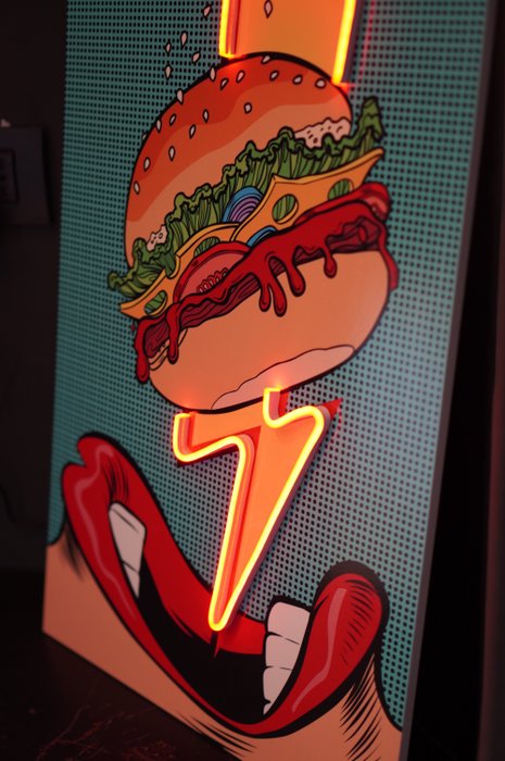 LEDMansion (1995) - Flash Burger Led Wall Art