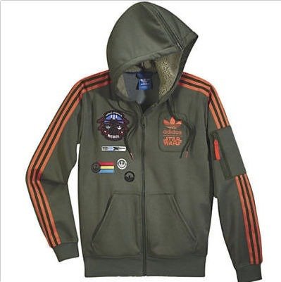 Star Wars - Adidas - Rebel XWing Military Han Solo Jacket - Limited Star Wars Edition - Size Large