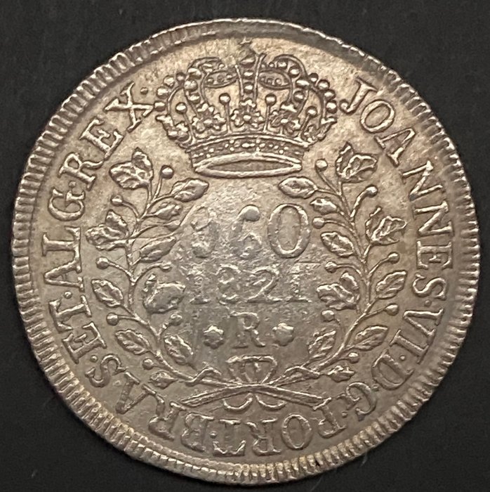 Brasilien (Kolonial) Portugal D João VI (1816-1826) 960 Reis (Patacão) 1821 - Rio de Janeiro  (Ingen mindstepris)