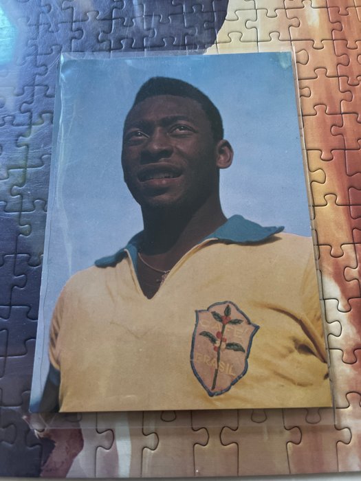 1970 Bergmann Mexico 70 World Cup Pelé #32 - 1 Card - Good (GD)