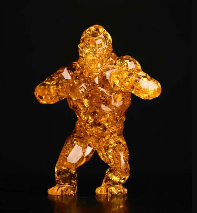 Richard Orlinski (1966) - Kong Bubble (Amber Edition)