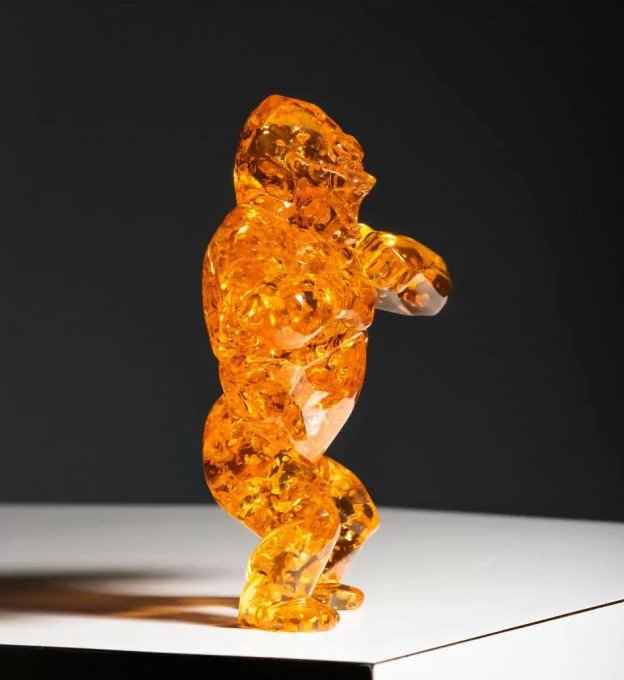 Richard Orlinski (1966) - Kong Bubble (Amber Edition)