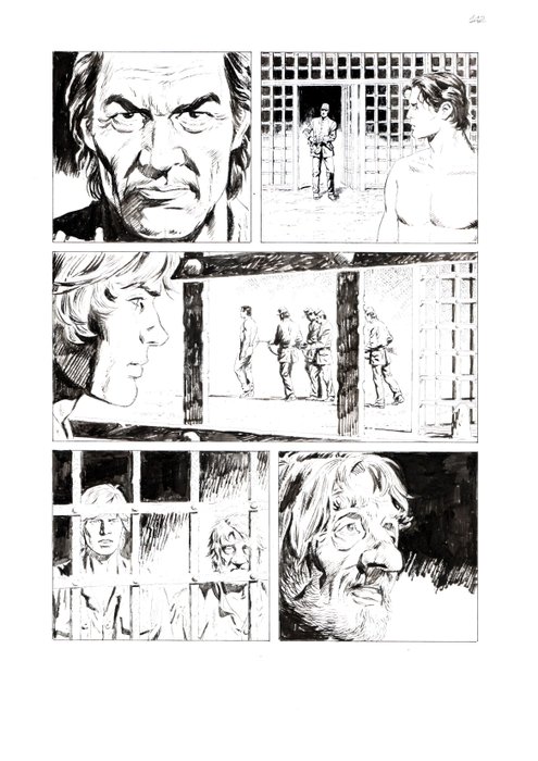 Valdambrini, Fabio - 4 Original page - Tex Willer #39 - "El Cangrejo" - 2022