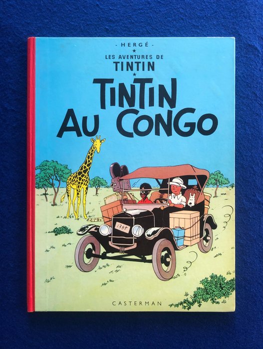 Tintin T2 - Tintin au Congo (B26ter) - C - 1 Album - Genoptryk - 1960