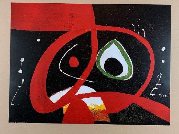 Joan Miro (1893-1983) - Head - Print - 60 x 80 cm