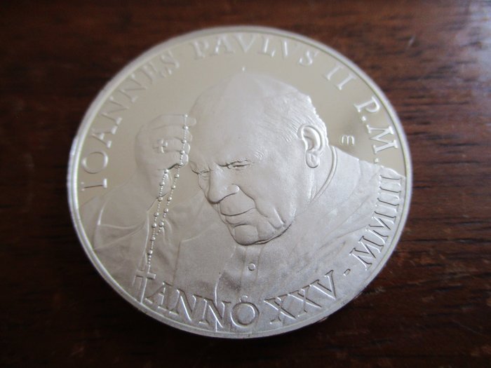 Vatikanstaten. 5 Euro 2003 "Anno del Rosario" Proof  (Ingen mindstepris)