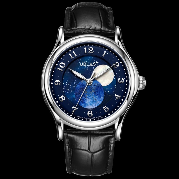 Ublast - Orbital Plane - Automatic Moon Phase - UBORPL42BU Ltd. Edition - Mænd - Ny