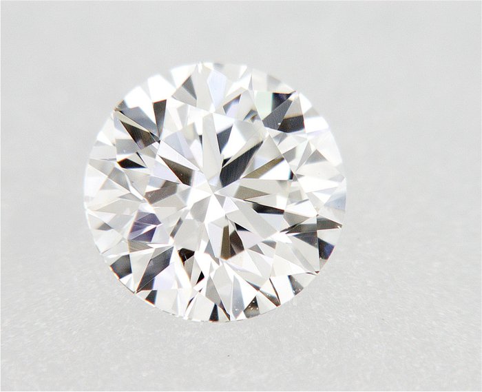 1 pcs Diamant  (Natur)  - 0.33 ct - Rund - H - VS2 - Gemological Institute of America (GIA) - e50