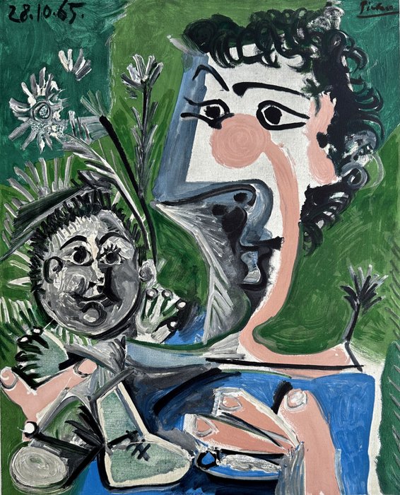 Pablo Picasso (1881-1973) - Père et enfant