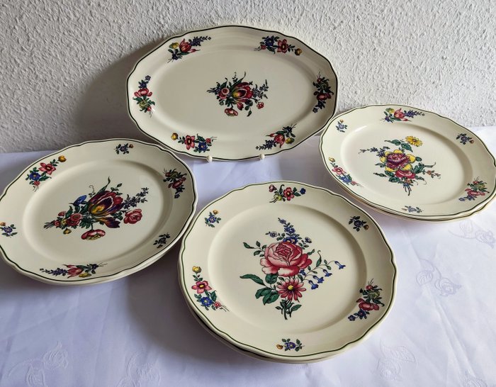 Villeroy  Boch -Alt Strassburg - - Essservice für 6 Personen - Tafelservice , Teller - Middagssæt (7) - Porcelæn