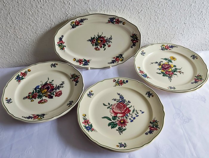 Villeroy  Boch -Alt Strassburg - - Essservice für 6 Personen - Tafelservice , Teller - Middagssæt (7) - Porcelæn