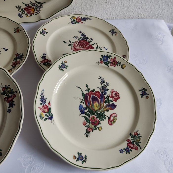 Villeroy  Boch -Alt Strassburg - - Essservice für 6 Personen - Tafelservice , Teller - Middagssæt (7) - Porcelæn