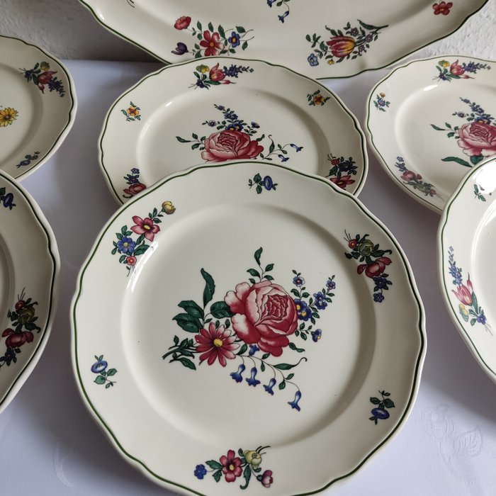 Villeroy  Boch -Alt Strassburg - - Essservice für 6 Personen - Tafelservice , Teller - Middagssæt (7) - Porcelæn