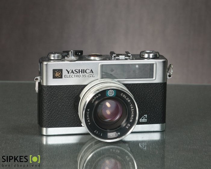 Yashica Electro 35 GL met lederen half case - Rangefinder søgerkamera