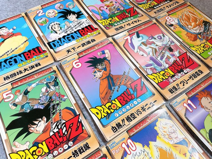 Complete 12 Set / Dragon Ball Jumbo Carddass - 12 Card - "Vintage 1992"