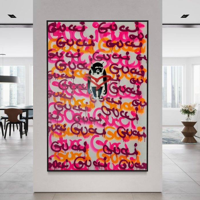 Timo Wedell (1994) - Banksy loves Gucci - XXL