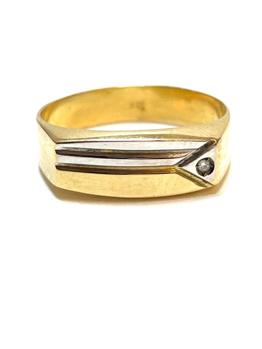 Ingen mindstepris - Ring - 14 karat Hvidguld Diamant (Natur)