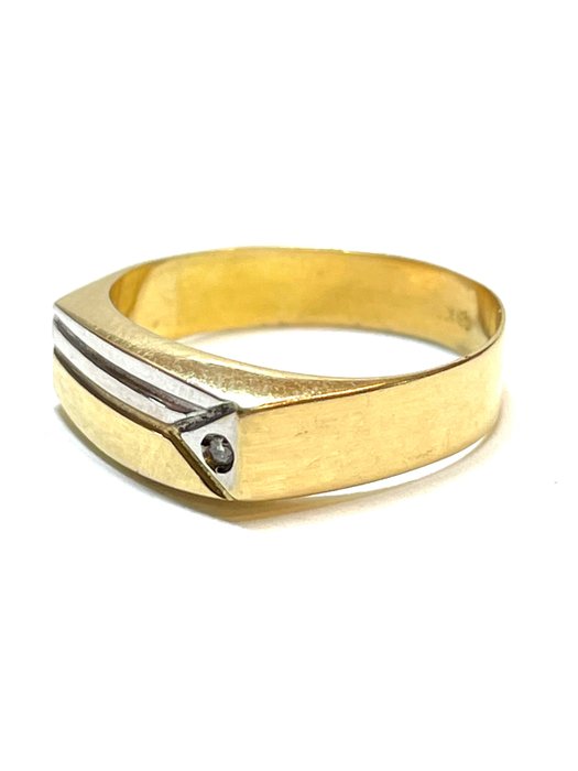 Ingen mindstepris - Ring - 14 karat Hvidguld Diamant (Natur)