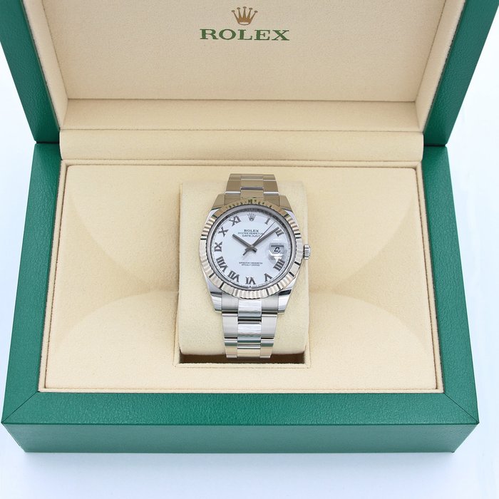 Rolex - Oyster Perpetual Datejust - White Roman Dial - Ref. 126334 - Mænd - 2011-nu