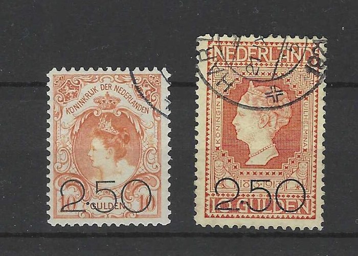 Holland 1920 - Klareringsproblem - NVPH 104/105