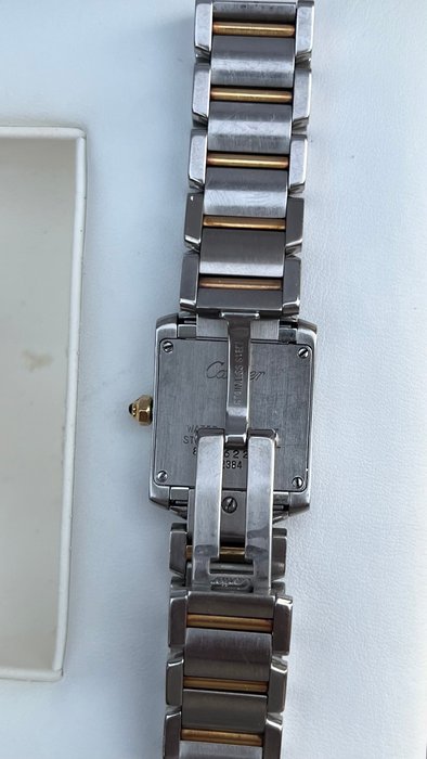 Cartier - Tank Française - W51007Q4 - Kvinder - 2000-2010