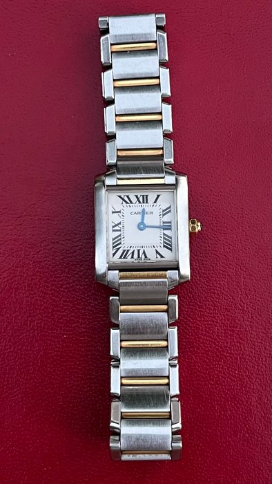 Cartier - Tank Française - W51007Q4 - Kvinder - 2000-2010