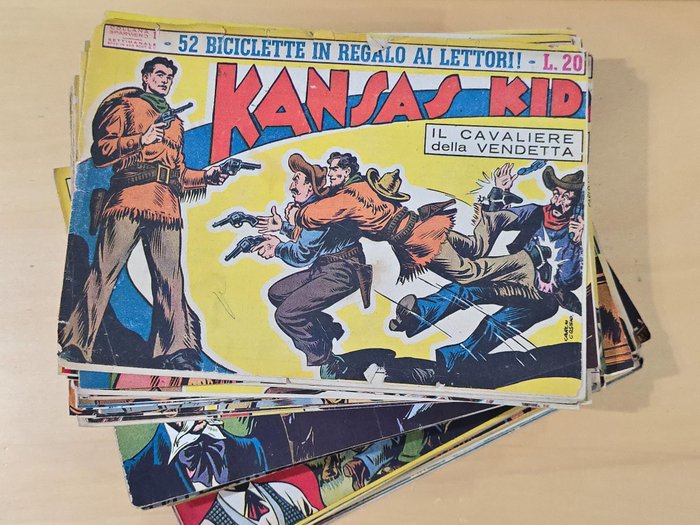 Kansas Kid - I Serie Completa originale Kansas Kid 1/100 - 100 Comic - Første udgave