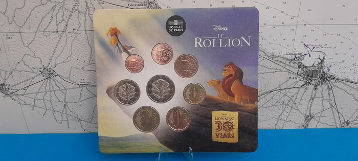 Frankrig Year Set (FDC) 2024 "Disney - Le Roi Lion"  (Ingen mindstepris)