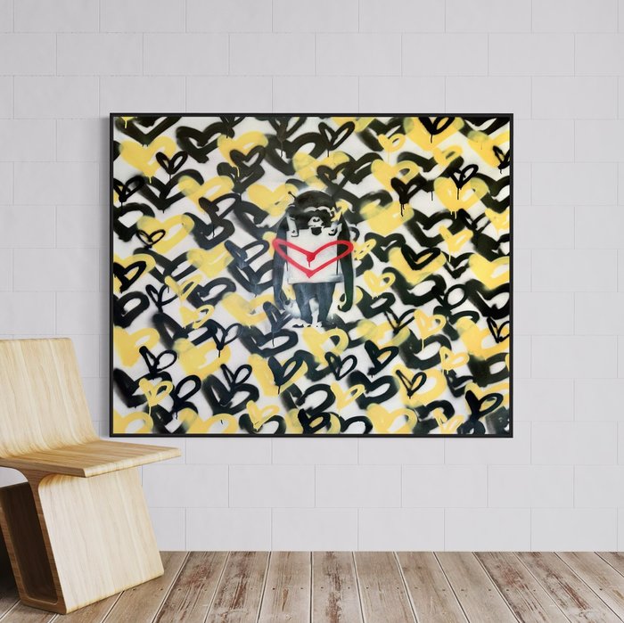 Timo Wedell (1994) - Honey Ape Like Banksy - XXL · No Reserve