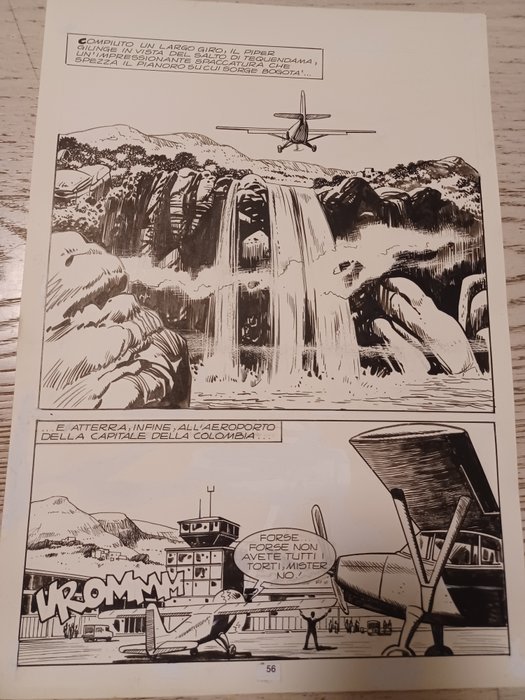 Bignotti, Franco - 3 Original page - Mister No #30 - Bandoleros - 1977