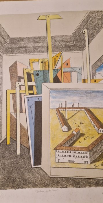 Giorgio De Chirico (1888-1978) - Interno metafisico