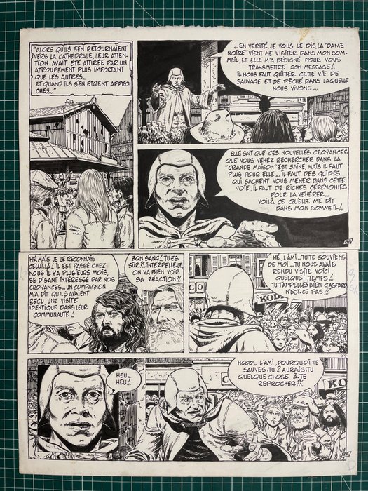 Auclair, Claude - 1 Original page - Simon du Fleuve - 1976