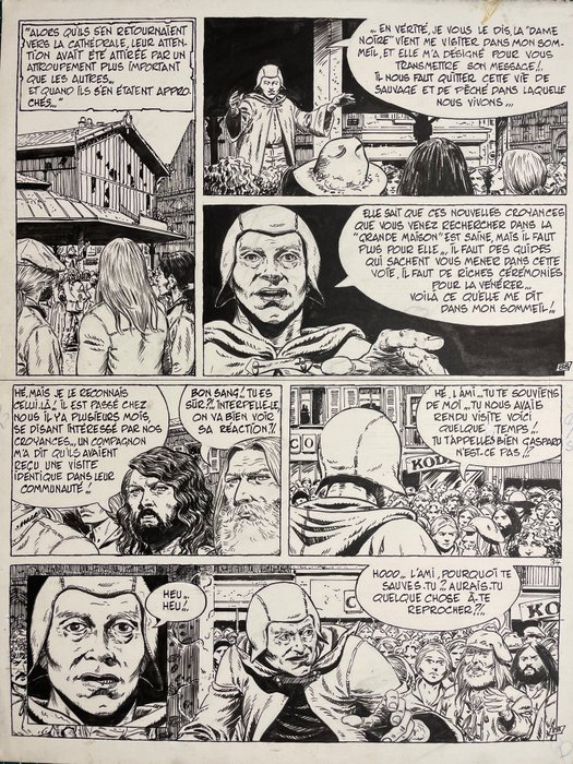 Auclair, Claude - 1 Original page - Simon du Fleuve - 1976