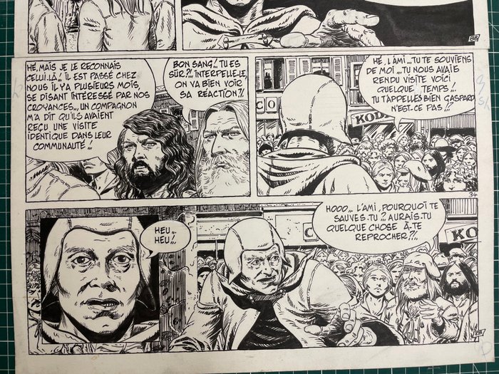 Auclair, Claude - 1 Original page - Simon du Fleuve - 1976