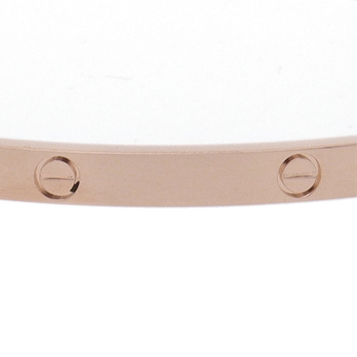 Cartier - Armbånd - Love Bracelet SM B6047318(#18) - 18 kraat Rosaguld