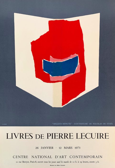 Nicolas de Staël - Livres de Pierre Lecuire [Lithographie Mourlot]