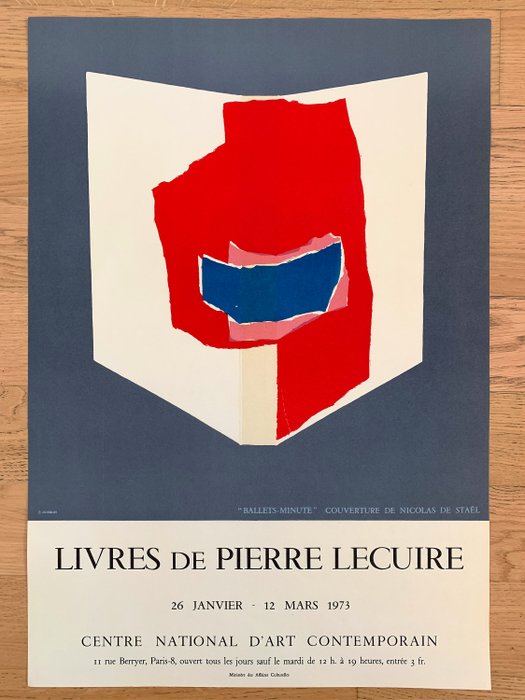 Nicolas de Staël - Livres de Pierre Lecuire [Lithographie Mourlot]