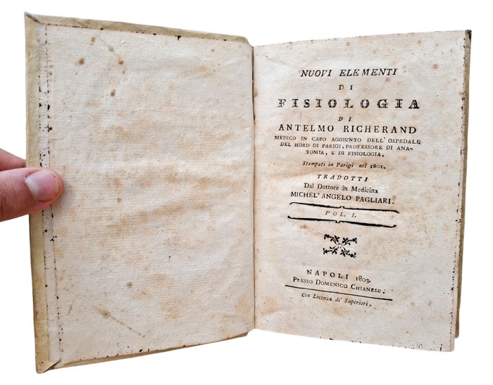 Richerand - Nuovi Elementi di Fisiologia - 1803