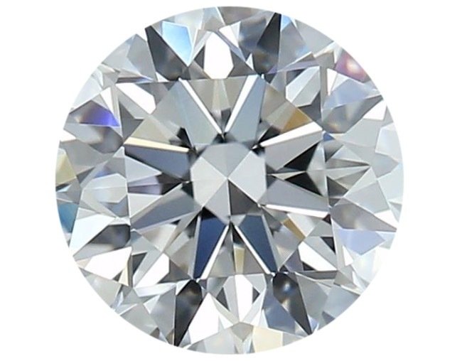 1 pcs Diamant  (Natur)  - 0.90 ct - Rund - F - VVS1 - Gemological Institute of America (GIA) - Fremragende snit