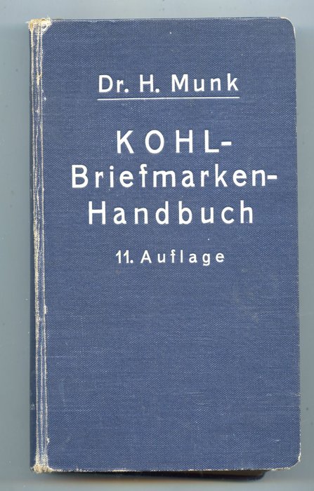 Verden  - Kohl Stamp Handbook 11. udgave 1926 bind I