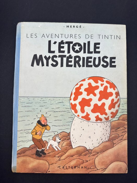 Tintin T10 - L'Étoile mystérieuse (B1)- C - Papier épais - 1 Album - Genoptryk - 1946