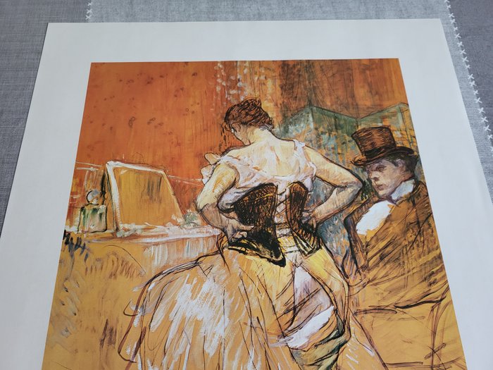 Henri de Toulouse Lautrec - Femme degraffant son corsage