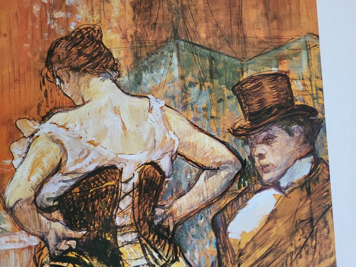 Henri de Toulouse Lautrec - Femme degraffant son corsage