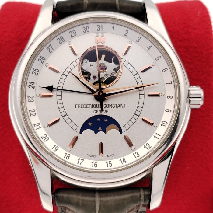 Frédérique Constant - Moonphase Pointer Date Open Heart Beat Automatic - FC-330/335X6B4/6 - Mænd - 2011-nu