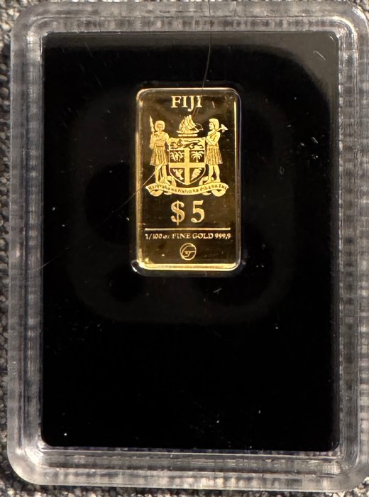 Fiji. 5 Dollars 2021 Kolner Dom, 1/100 Oz (.999) Proof  (Ingen mindstepris)