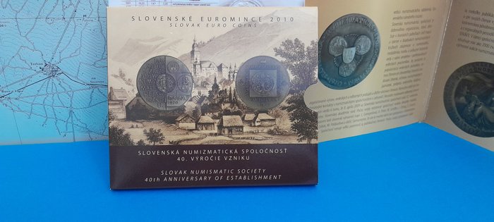 Slovakiet. Year Set (FDC) 2010 "Slovak Numismatic Organization"  (Ingen mindstepris)