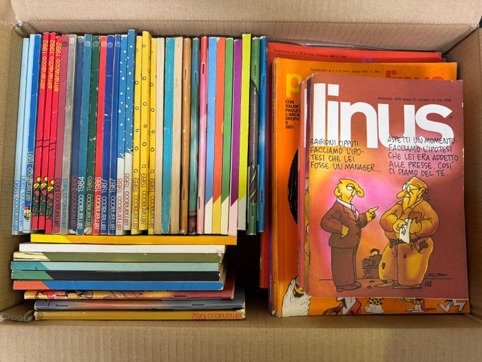 Linus 60x albi assortiti - Linus Almacco + Speciali - 60 Comic - Første udgave - 1980